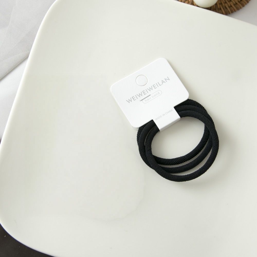 5# [트윌 스타일] 블랙 3개 - 단일 외경 약 5cm