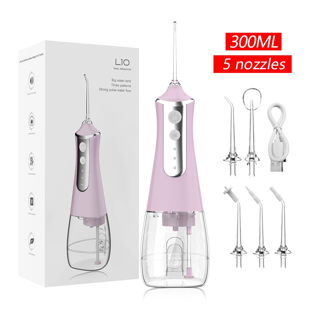 Портативный водопроводный ирригатор L10/L11 USB-заряжать, аккумулятор 2000–4000 мАч, 4 режима