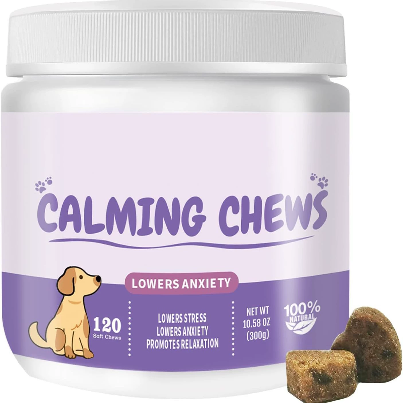 Горячие продажи таблеток для собак, успокаивающих жевательных таблеток, производитель, OEM