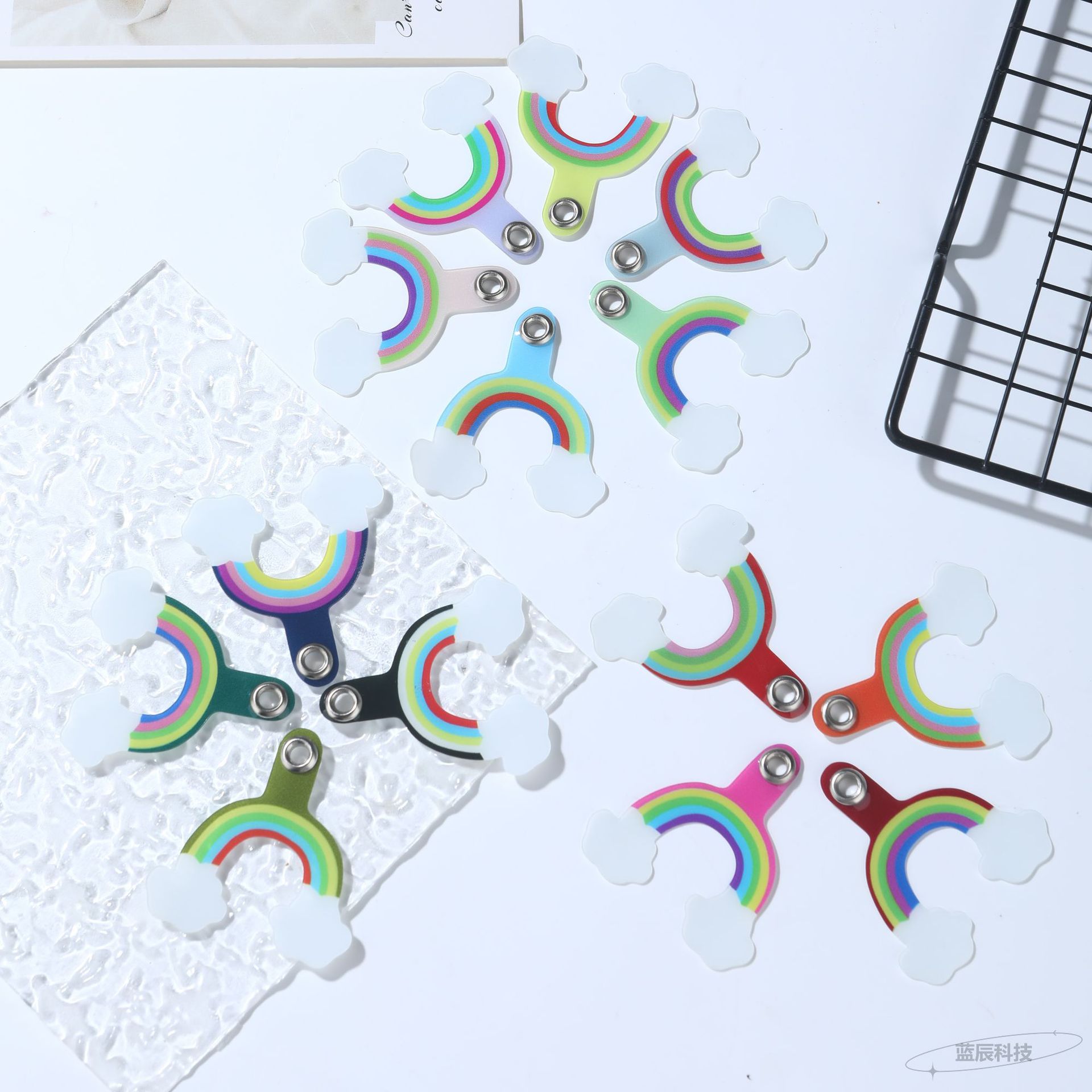 creative cartoon rainbow cards