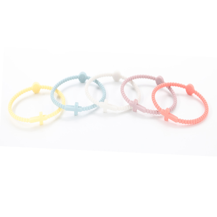 18g Weight Bracelets Classification 1 Set Quantity Holiday, Daily Occasion Silica Gel Material Solid Color Pattern Kid'S Gender Epoxy Design Simple Style Style Simple Style Solid Color Silica Gel Epoxy Kid'S Bracelets 5