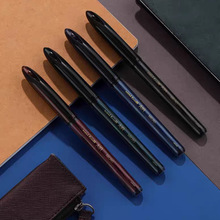 uniball三菱黑科技签字笔UBA-188黑金系列纤维头中性笔架装联系