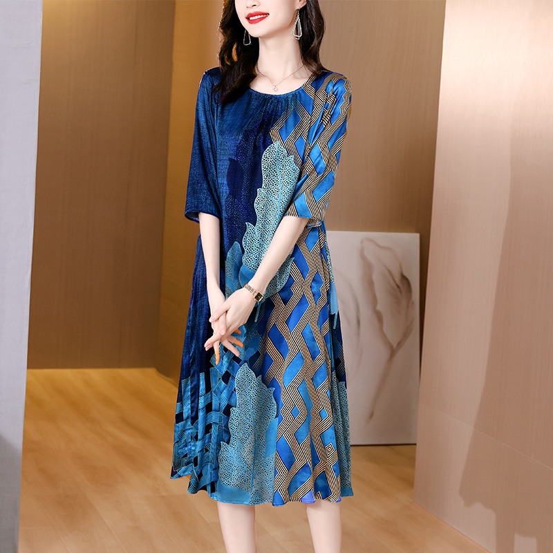 Elegant long summer dress