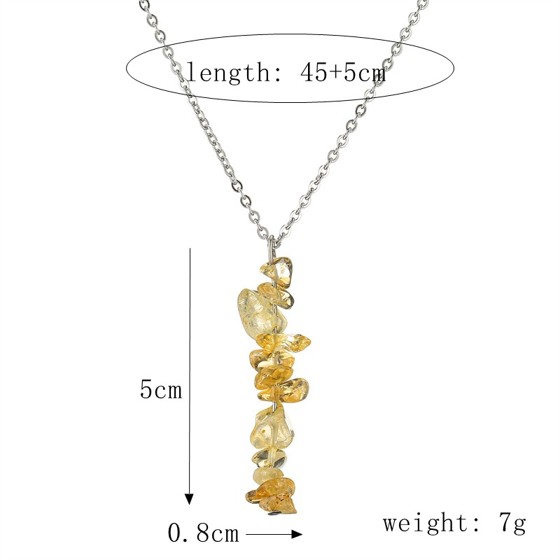 Fashion Irregular natural stone Womenu0027S Earrings Necklace