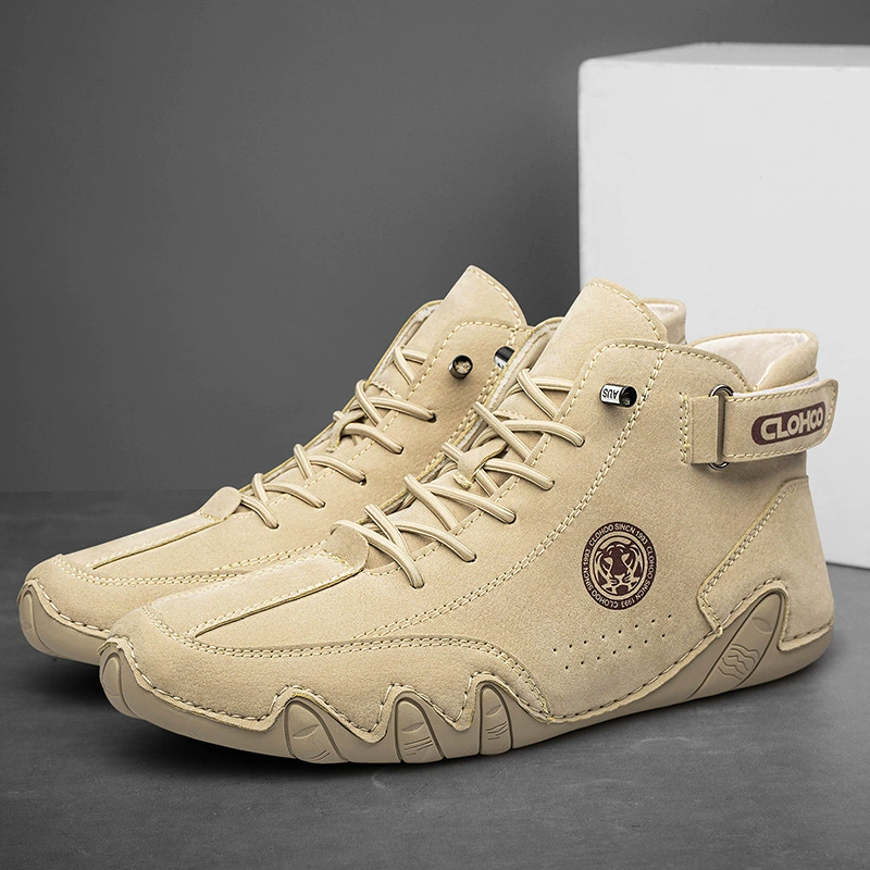 Трансграничная внешняя торговля, большие размеры Amazon, самые продаваемые мужские ботинки martin, осенне-зимние популярные повседневные мужские туфли с высоким берцем в виде осьминога