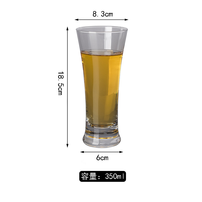 Taza de cerveza de vidrio grande, taza especial de cerveza artesanal gruesa, taza de cerveza de red, taza de cerveza de gran capacidad de personalidad creativa