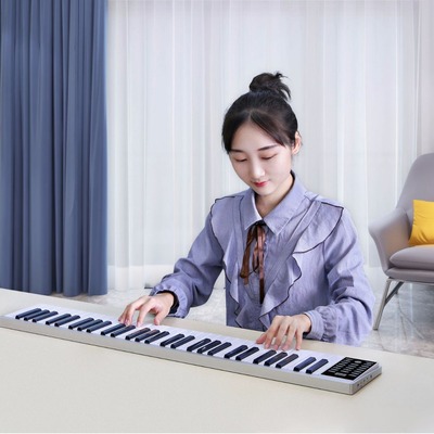 portable Electronic piano 88 Hand-rolled piano household beginner Teachers Piano keyboard major 61 Electronic organ