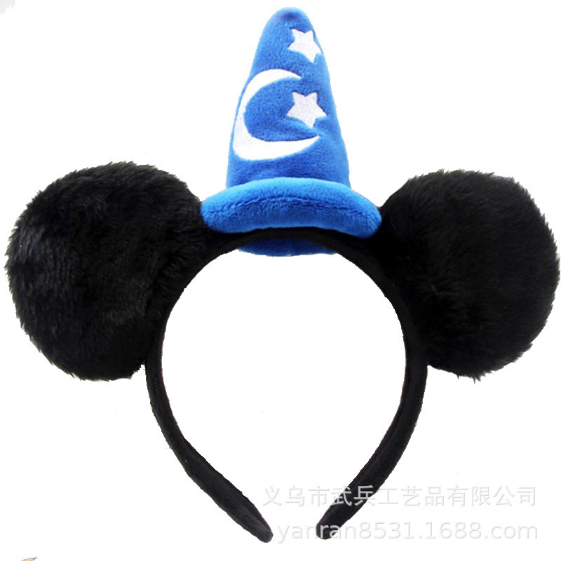 ミッキーのカチューシャが可愛いです。子供の祝日パーティーの頭はミッキーマウスの髪飾りを掛けます。|undefined