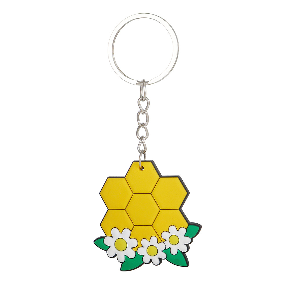 Cute Flower Bee Keychain display picture 3