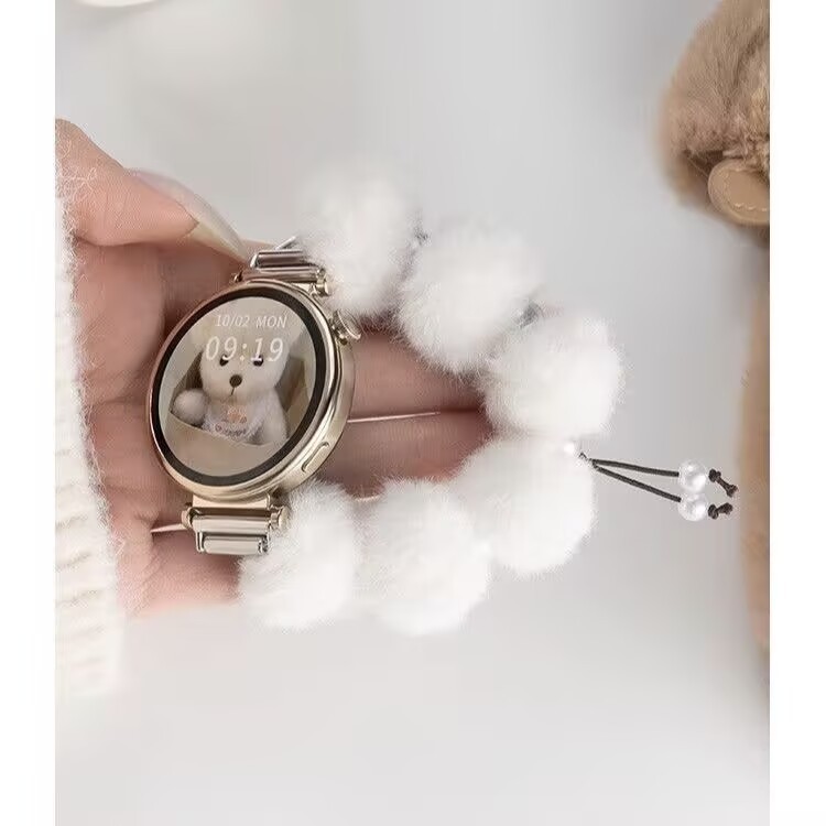 Suitable for Huawei Gt4 Watch Strap Watch4 Watch Gt5 Smart Gt3/2 Classy Special 41mm Autumn and Winter Velvet Ladies