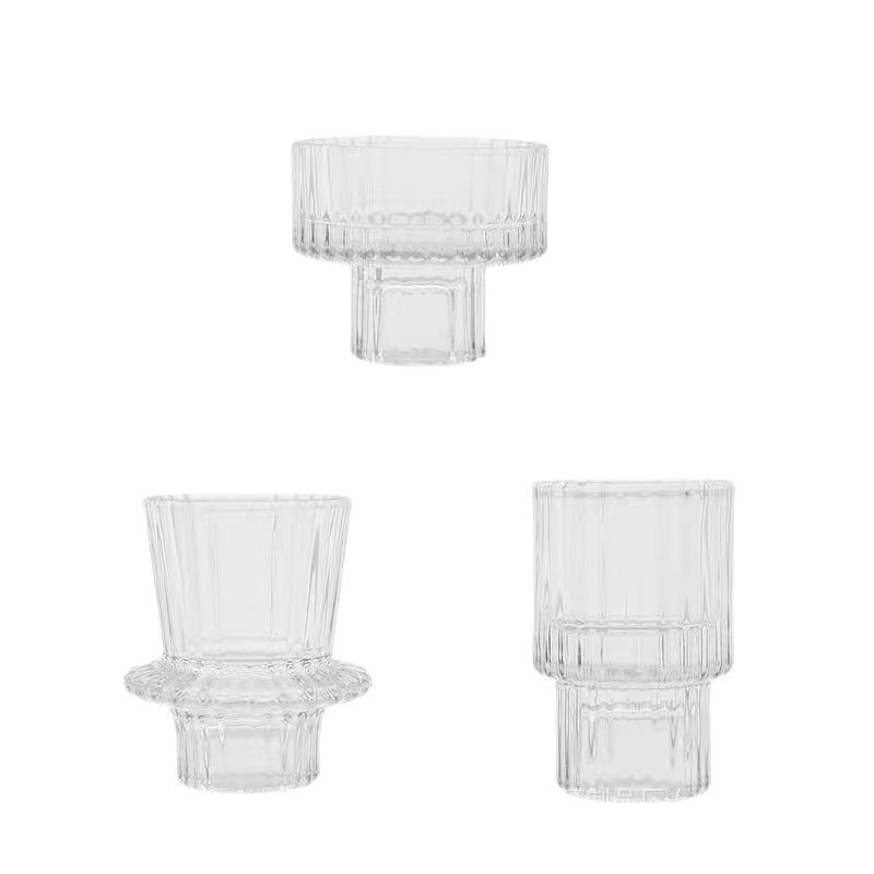 Candelaria vertical de doble propósito, candelabros de doble cabeza, candelabros de tres piezas, candelabros de soja, taza de velas de Amazon.