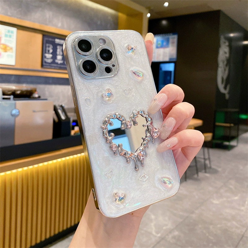 Apple, клеевой зеркальный чехол, совместимый с iPhone 17, 17 Pro Max
