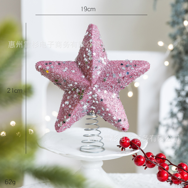 ホット販売クリスマスボール装飾 8 センチメートルピンクフォームボールペンダントインクリスマスツリー装飾ピンクパッケージハンギングボール|undefined