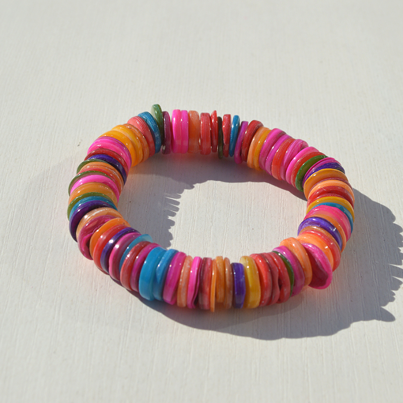 Conchas naturales pulsera caracoles collar diy joyas de chicas hechas a mano puestos de mercado nocturno regalos características pulseras