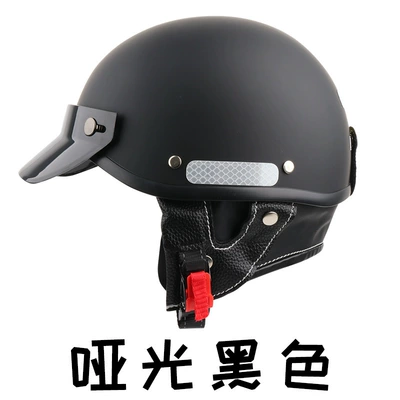 Style, Harley-Style Helmet, Popular Model, Motosiklet kaskı (dəbilqə) - matte-black-medium