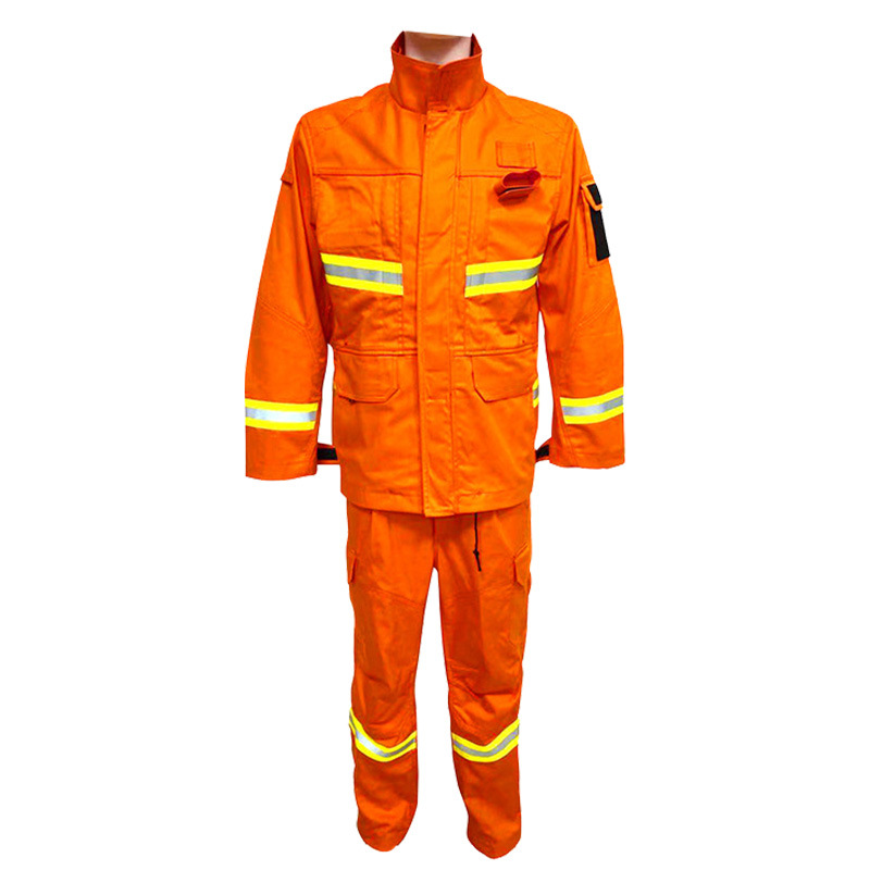 批发芳纶500高亮反光条城市阻燃消防服身体防护服消防扑火服装