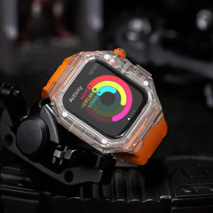 Applicable for Apple Watch 41 40mm transparent case modification iWatch S9/8/7 SE2 44 45mm protective case