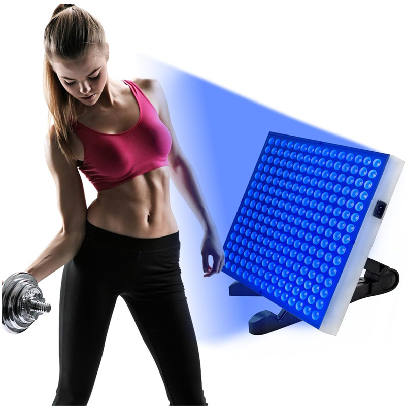 Blue 460 Tanning Lamp 225 Light Panel Purple Light Tanning Lamp 45W with Desktop Stand