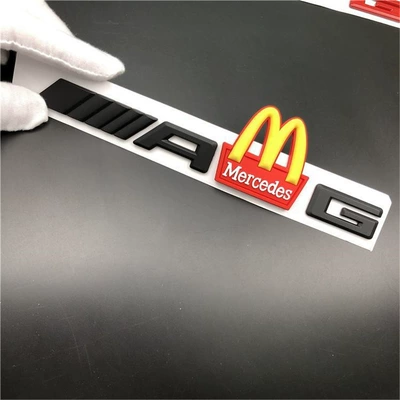 Mercedes-Benz C-Class, E-Class, and S-Class modified Car logo - standard-amg