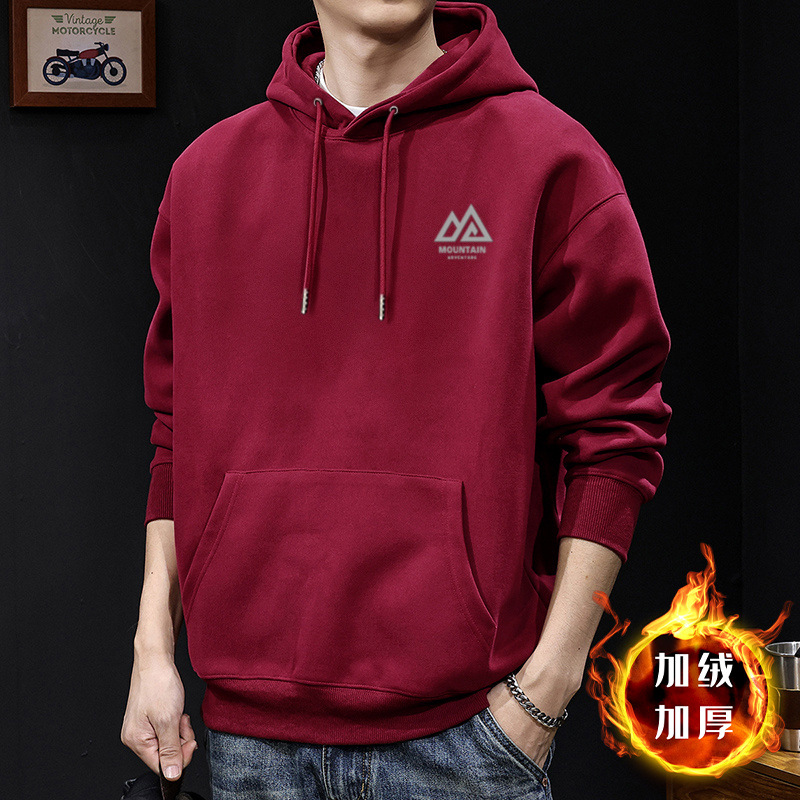 Chaqueta encapuchada masculina primavera y otoño marca de moda americana chaqueta de peso retrogrado chaqueta de pareja casual suelta camisa con sombrero de manga larga