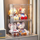 Transparent Display Box Cross-border Wholesale Acrylic Large Face Door Ornaments Doll Doll Dustproof Magnetic Door Display Box
