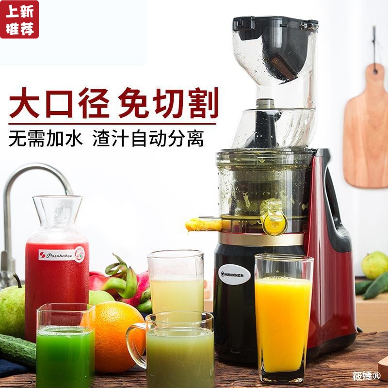 榨汁机家用水果全自动小型慢磨渣汁分离多功能原汁机炸果汁机|ru