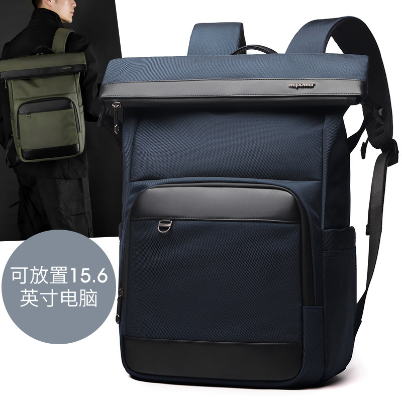 WEPOWER New Business Backpack Men's Fashion College Student Backpack Water-repellent Laptop Backpack