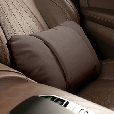 Headrest, Applicable to Volkswagen Headrest - butterfly-style-mocha-brown-volkswagen-lumbar-support-set
