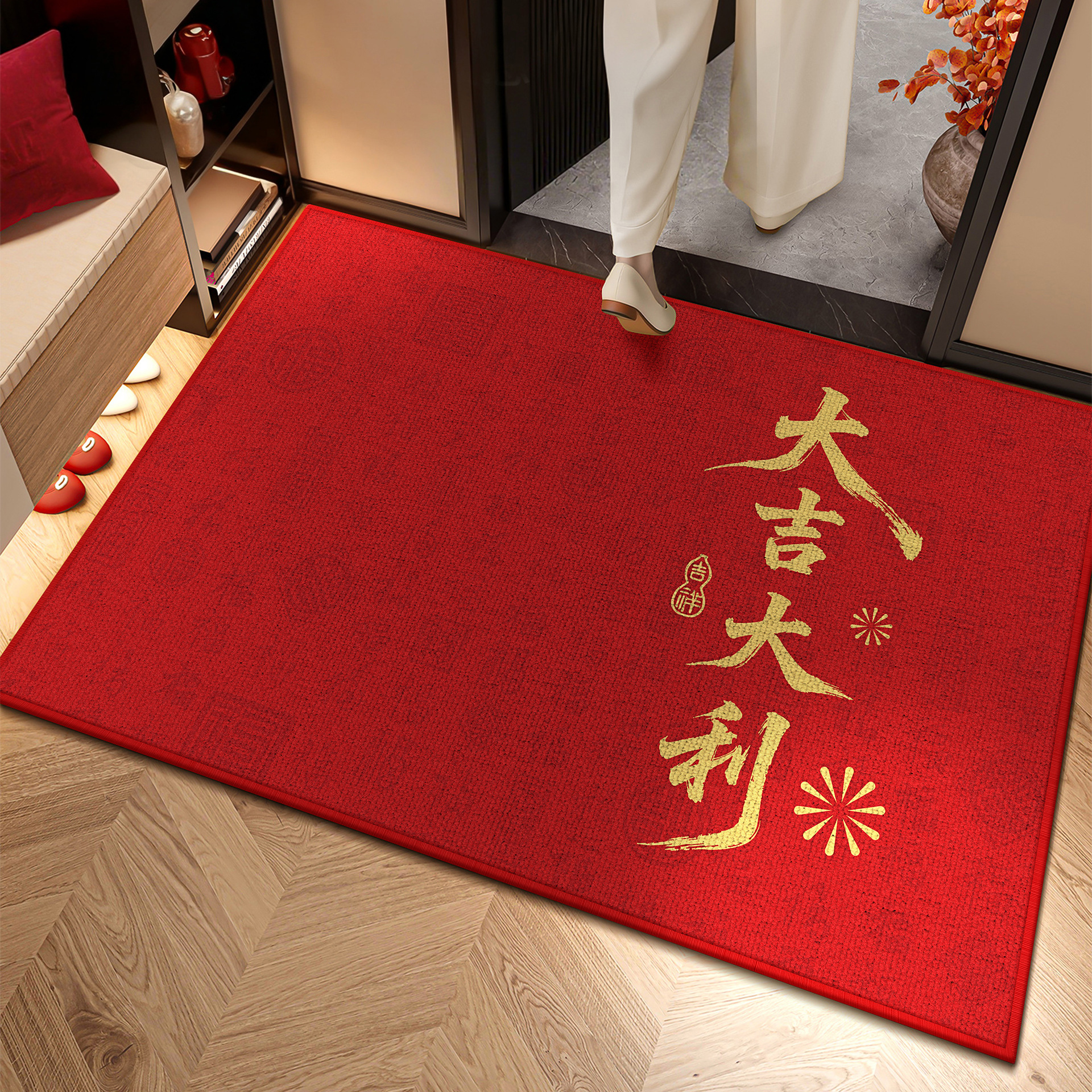 Alfombra de piso en la puerta de entrada alfombra de pie en la puerta de entrada de alta calidad alfombra roja en el vestíbulo de la nueva alfombra de entrada de seguridad 2025