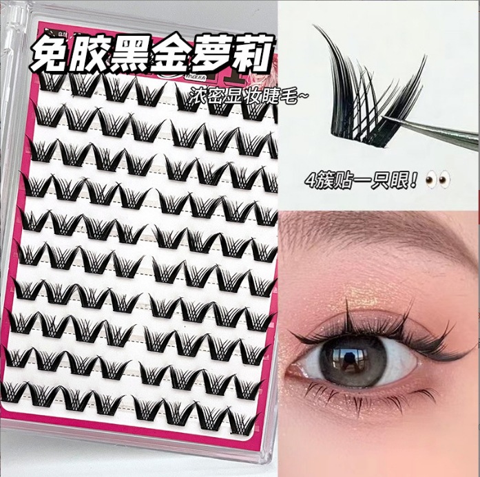 Diez filas de lolita de oro negro.