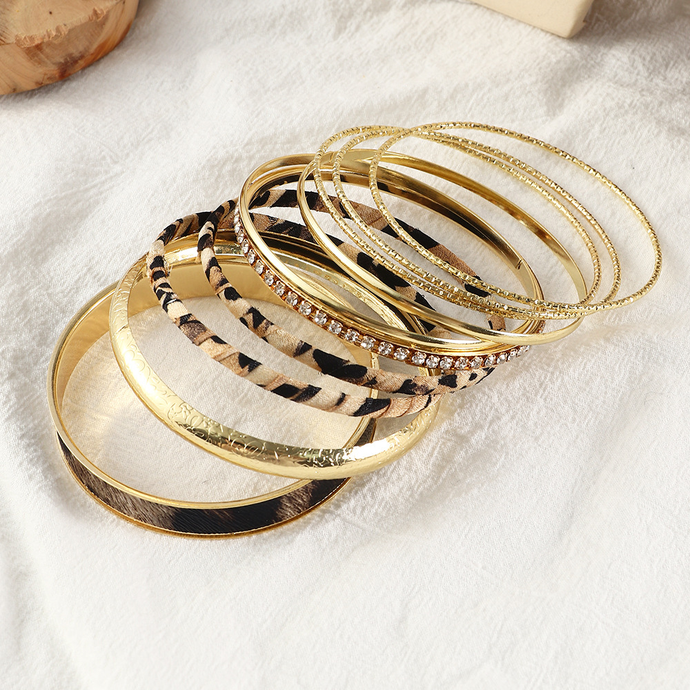 Bohemský set náramkov pre ženy geometrické šperky štýlové_voghion.com