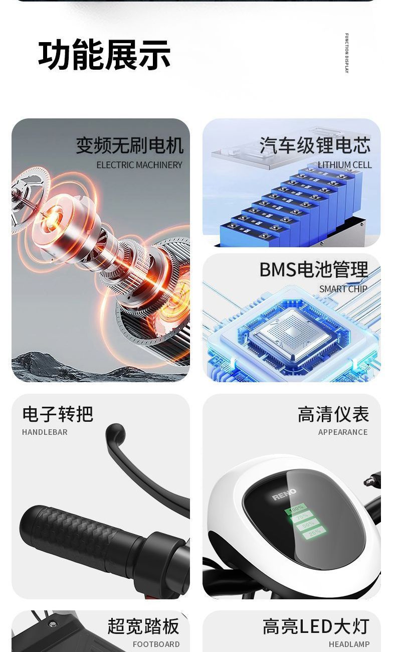 Foldable electric scooter for adults and students, portable electric vehicle for commuting, mini electric vehicle for work