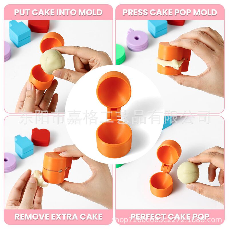 亚马逊新品Round Cake Pop Mold Shapes Press Sett 圆形蛋糕模具|undefined