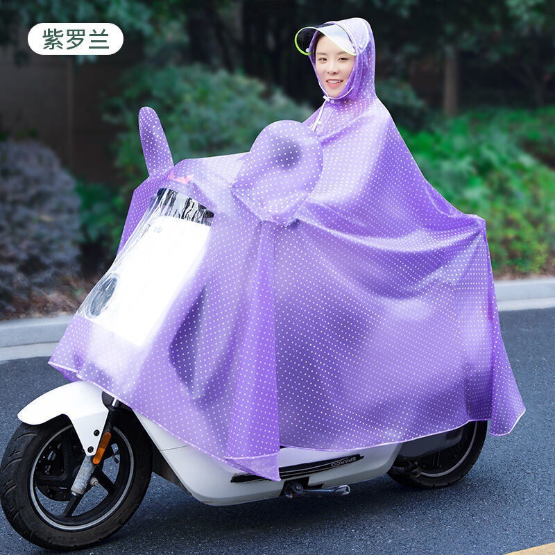 Raincoat Electric Car Battery Adult Single Women Extra Large Thickened Poncho Double Raincoat New Raincoat Raincoat