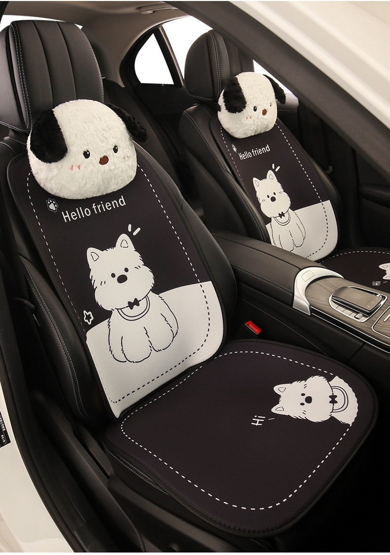 West Highland Cute Four Seasons General Breathable Car Seat for Audi Q2L Q3 Q4 Q5L A3L