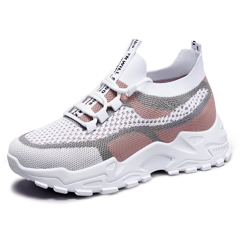 Zapatos de mujer de moda verano nuevo estilo transfronterizo suela blanda zapatos de papá ligeros zapatos de mujer zapatos deportivos transpirables de talla grande