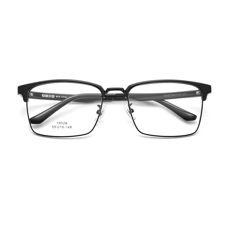 El Marco de gafas de cejas de los hombres casuales de negocios versátiles simples ligeros con estilo tridimensional puede equiparse con marco de gafas de miopía