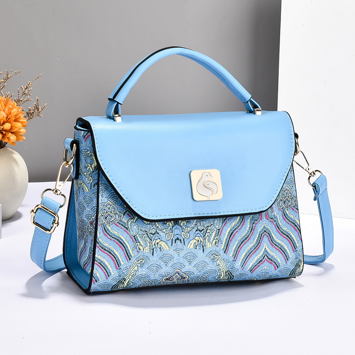 China viento impresión bolso nuevo bolso de mujer viaje ocio moda de hombro mochila bolsas transfronterizas