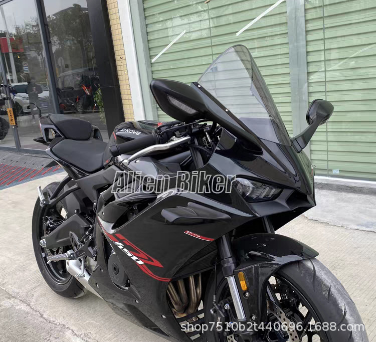 Suitable for Kove 450Rr Modified Track Version Mountain Racing Heightened Competitive Windscreen, Fairing, Pc Front Windshield