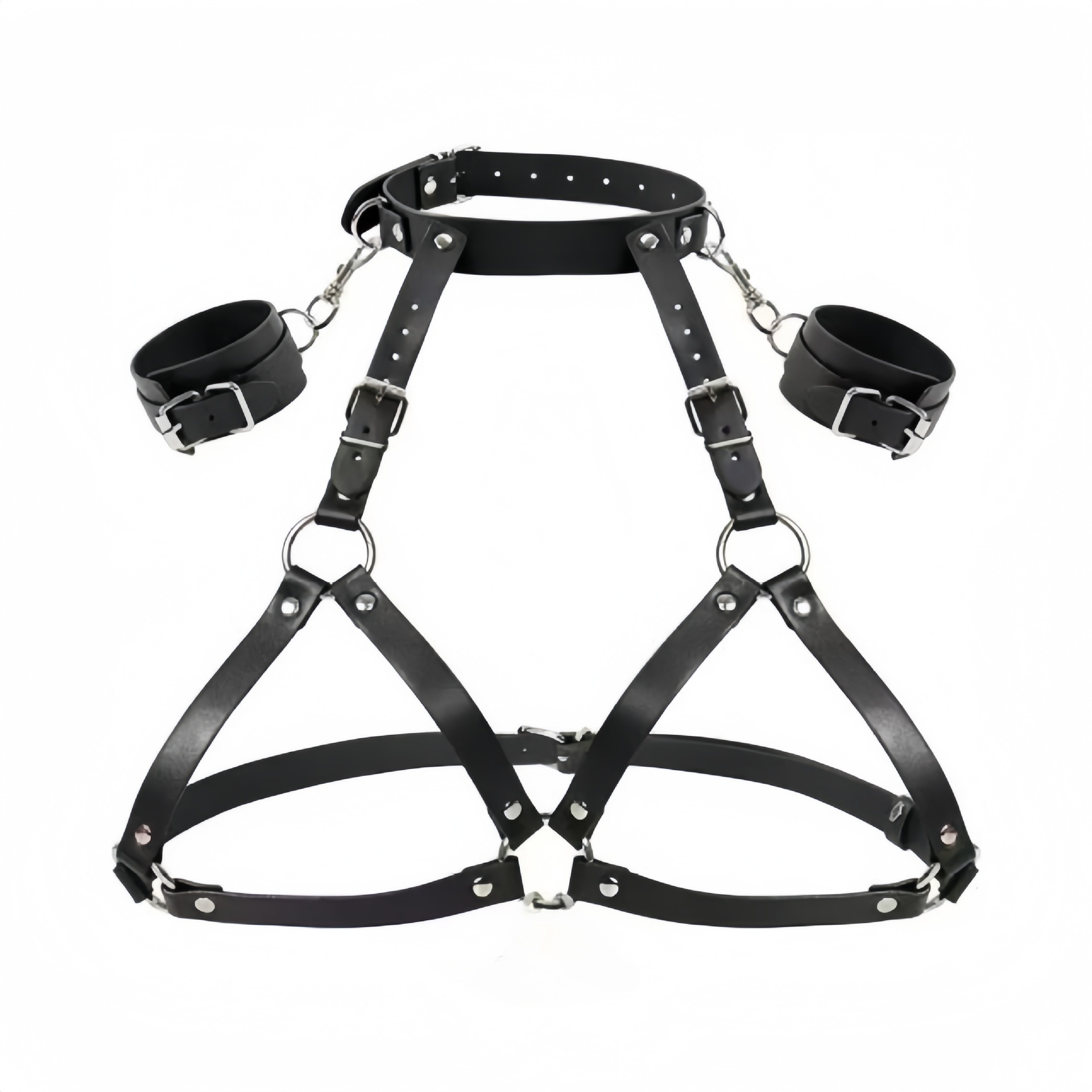 Bdsm Body Restraint Harness Set For Erotic Bondage Games_voghion.com