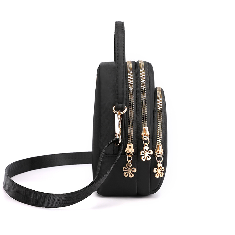 New style mobile phone bag women's shoulder bag mini small bag canvas handbag mobile phone bag portable wallet 