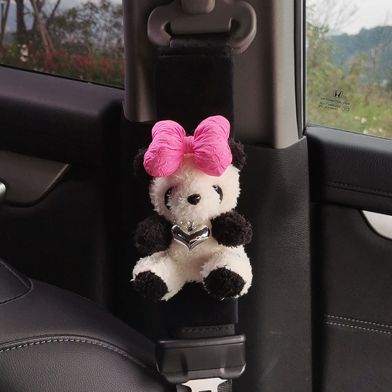 Funda Protectora para Cinturón de Seguridad de Auto de Felpa Artificial