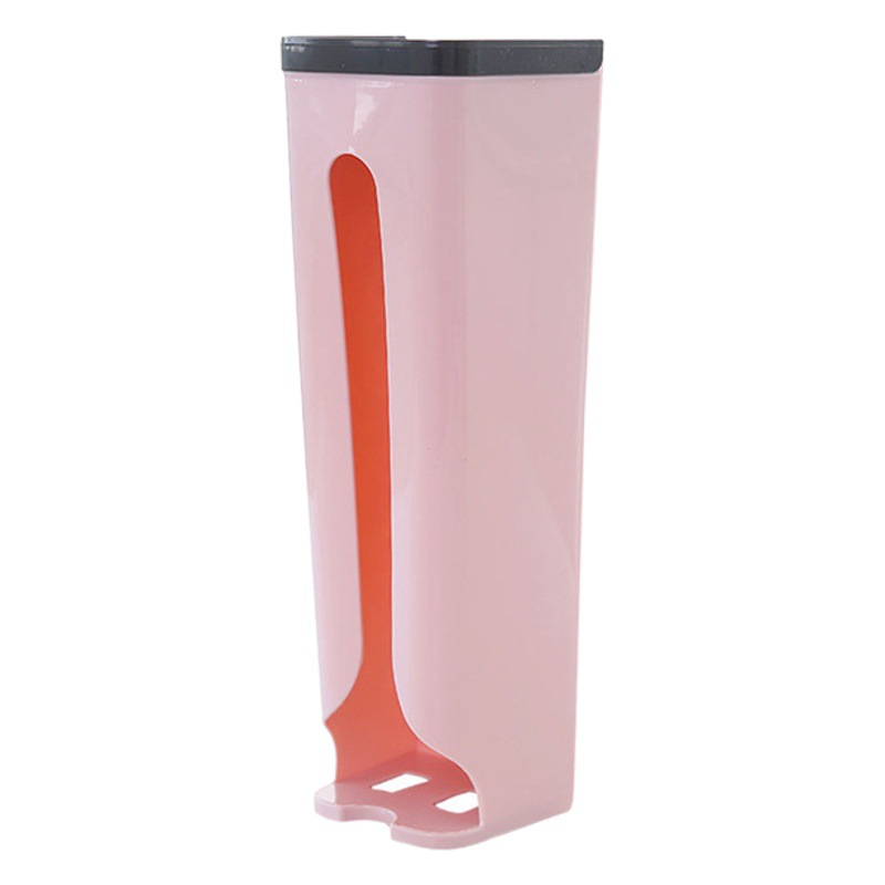 Extracción bolsa de basura caja de almacenamiento montado en la pared bolsa de plástico caja de organización supermercado BOLSA DE LA COMPRA estante de almacenamiento