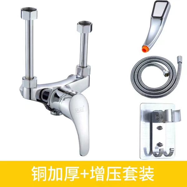 D3 extra large luxury + single function pressurized shower set