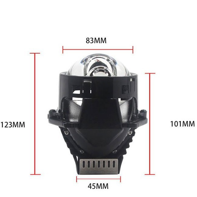 3.0 Pulgada nuevo producto S2 matriz láser LED lente inteligente lente de doble luz automóvil condensador universal superbrillante