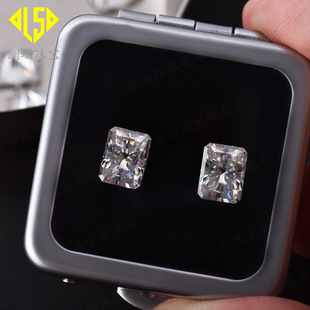 Moissanite D-color Reddish Special-shaped VVS1 Clarity Multi-size in stock Super White Square Moussain Bare Stone Wholesale