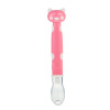 Pat Babete Child Feeding Spoon Silicon Plague Spoon Mengqu shape baby soup spoon soft head spoon cartoon scoop 74490