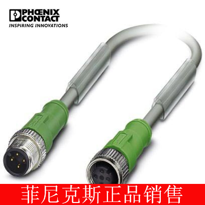 菲尼克斯传感器/执行器电缆SAC-4P-M12MS/ 1,5-800/M12FS