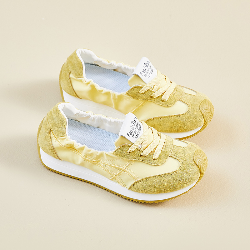 Zapatillas Transpirables Forrest Gump para Mujer FSCL003 de Tela y Caucho Con Elevación para Uso Diario