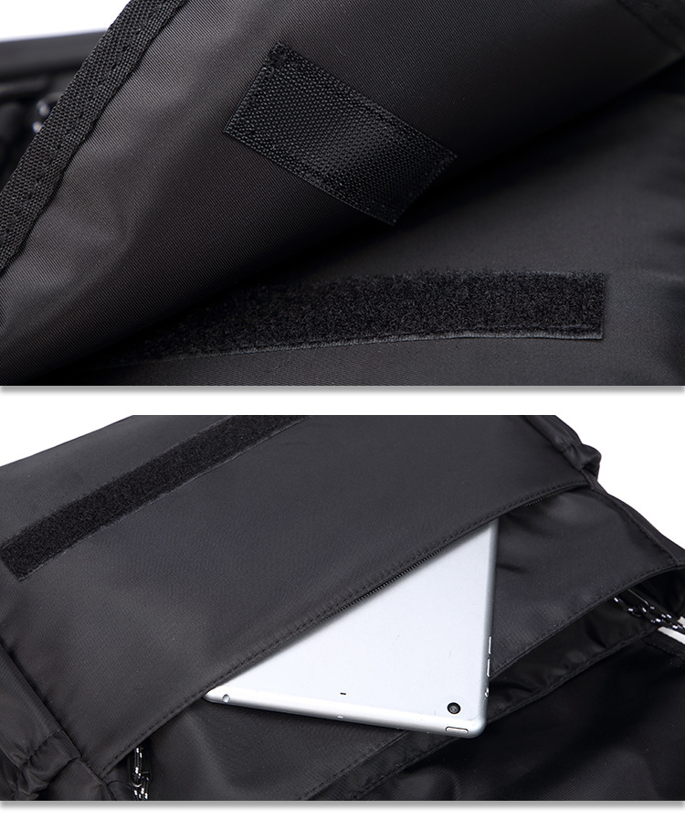 Ανδρική τσάντα ώμου Messenger Casual από καμβά, με χιαστί φερμουάρ, μεγάλης χωρητικότητας, για άνδρες, διαγώνιος, σακίδιο πλάτης_voghion.com